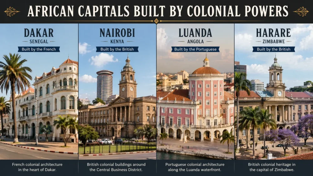 African Capitals Built by Colonial Powers - Capital